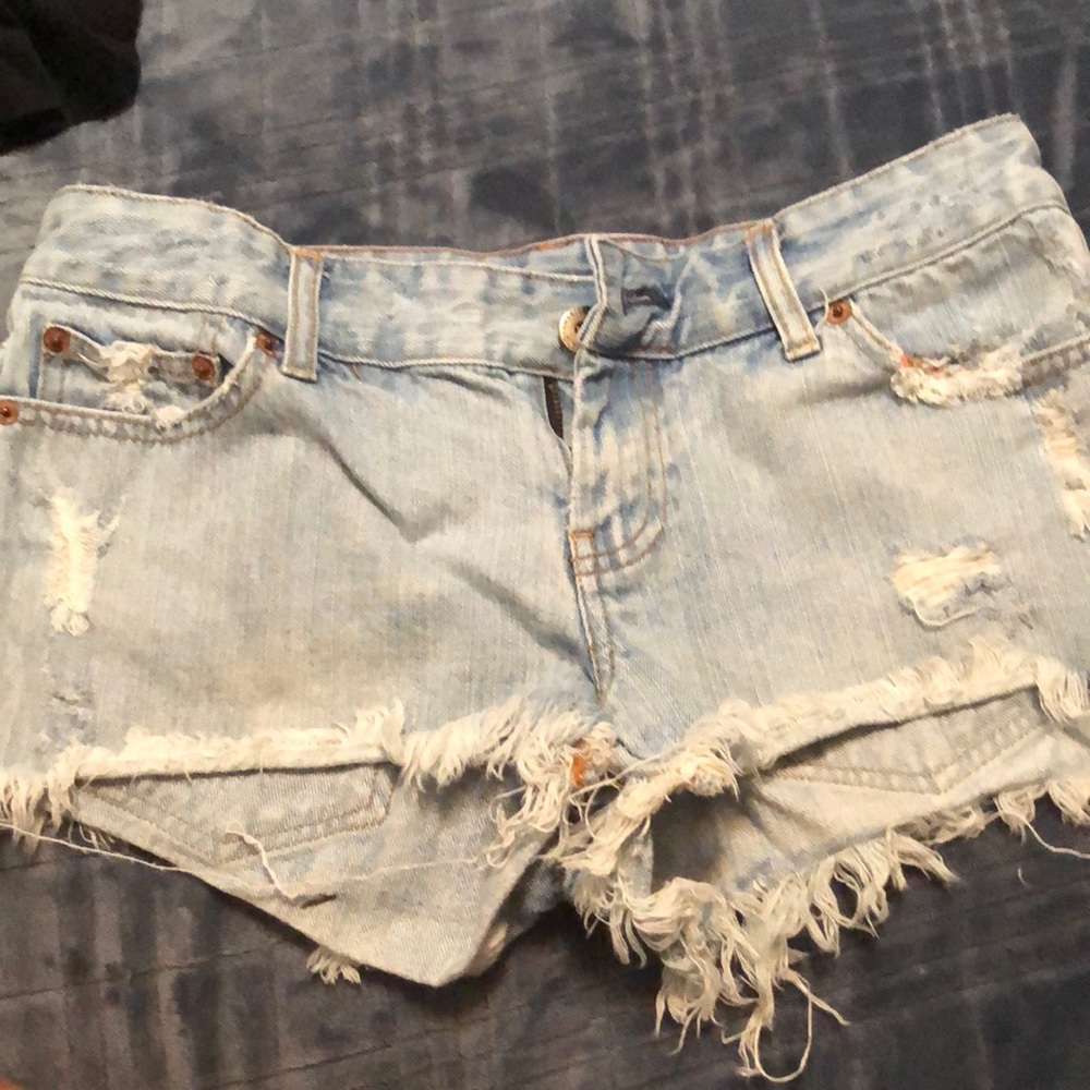 American eagle jean shorts